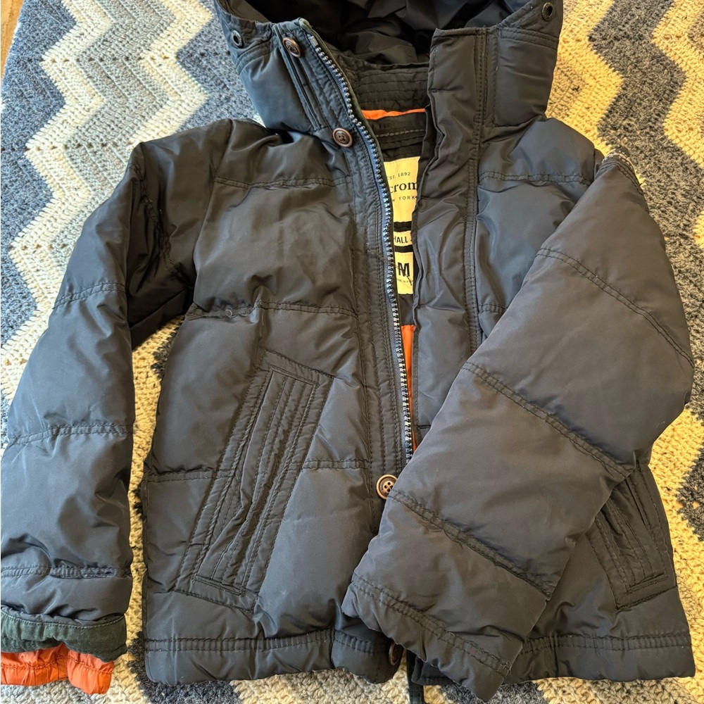 Abercrombie & Fitch Black Puffer Jacket for Kids